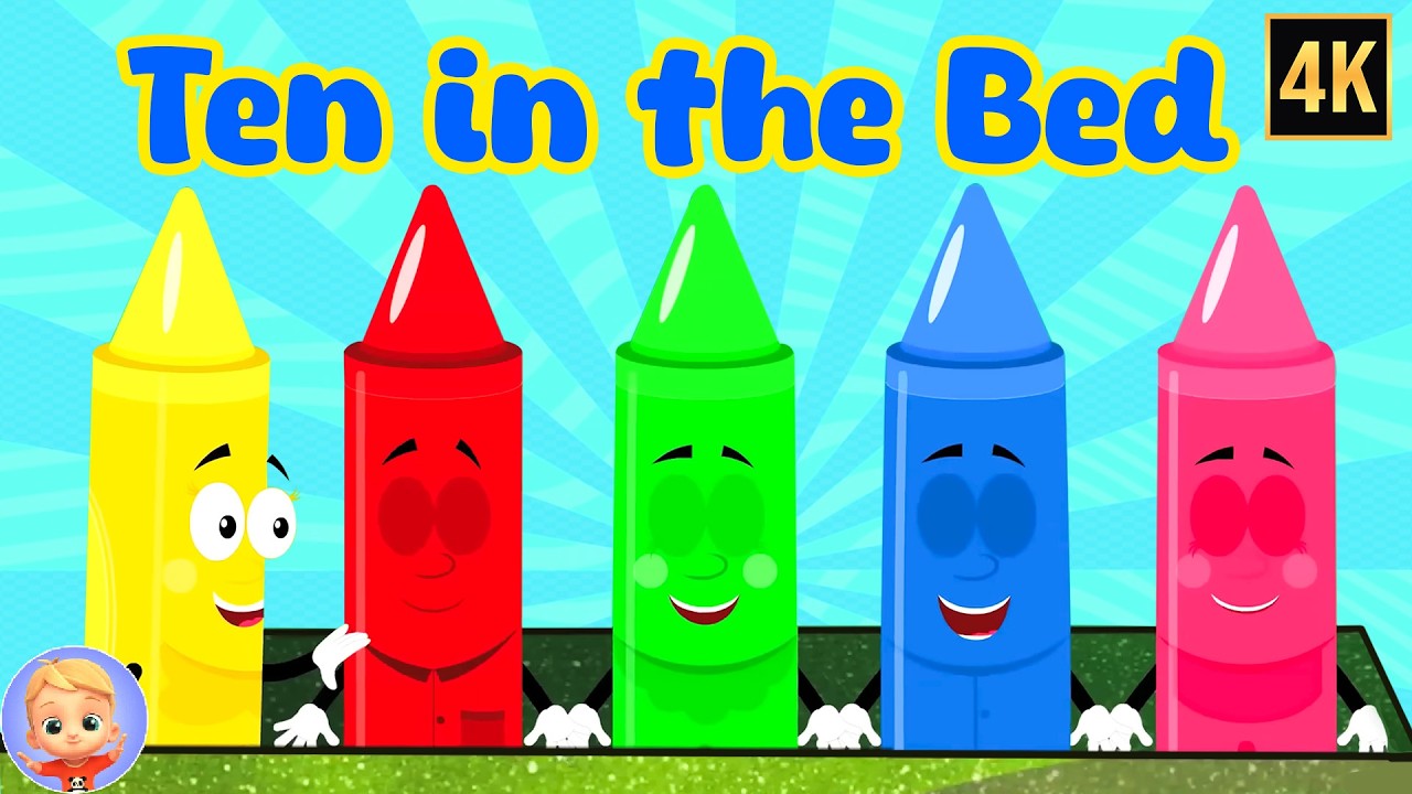 Ten in the Bed Song for Kids - Fun Nursery Rhyme & Educational Learning ...