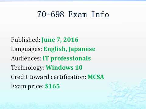 Endexam Microsoft 70-698 Questions and Answers pdf