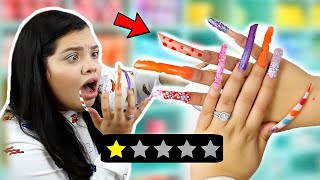 a 12 year old does my ACRYLIC Nails.. WORST REVIEW