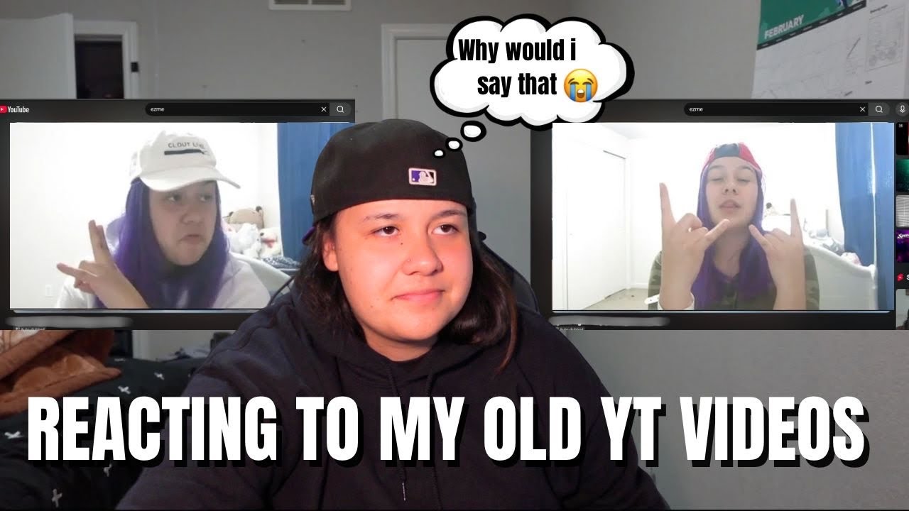 Reacting to old videos! (cringy) 