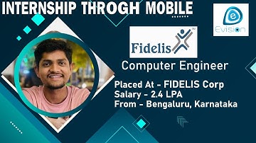 Congrats, Ganesha | COMPUTERS ENGINEER | 2.4 LPA | Selected as Associate IT Engineer in FIDELIS Corp