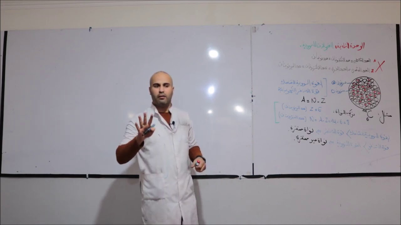 الفيزياء - الفيديو رقم 1 في درس التحولات النووية مع الأستاذ المتألق وهاب أمين