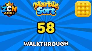 Marble Sort Level 58 Walkthrough | Solution