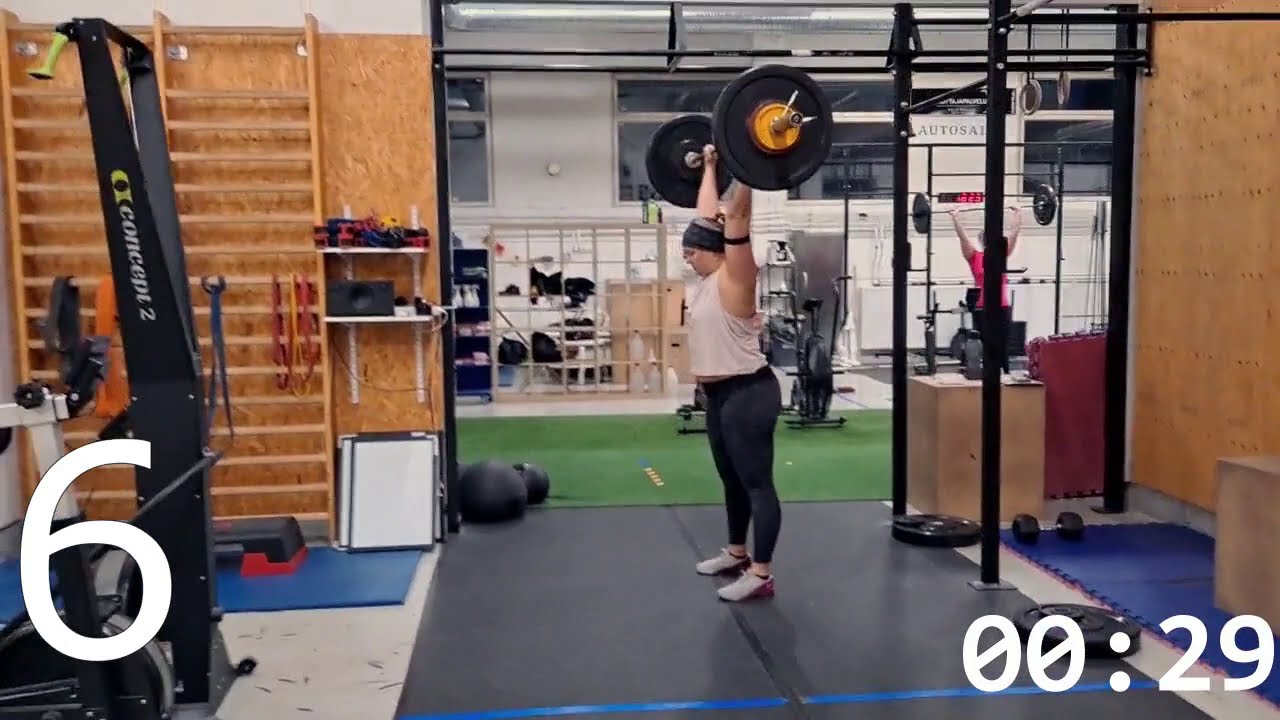 Grace CrossFit Girl benchmark workout YouTube