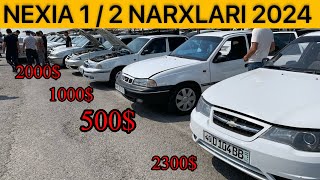 NEXIA 1/2 NARXLARI QOQON MASHINA BOZORIDAN 23 - MAY 2024 - TIL NARXI ARZONLARIDAN