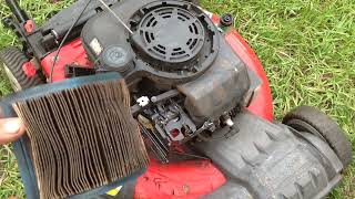 2012 Troy-Bilt mower with broken Mower Blade Adapter Bolt...Let's Check it OUT!!  Part Two.