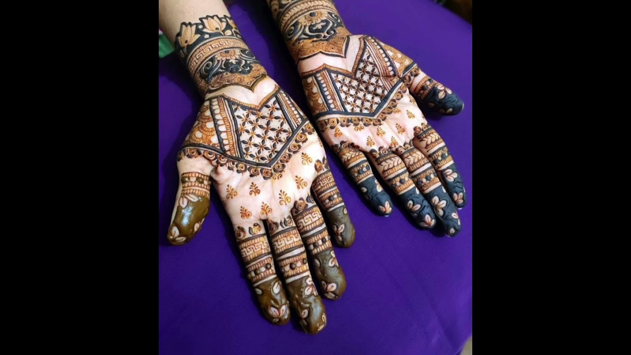 एक और प्यारी सी मेहन्दी की डिजाइन 🙏🙏🫰🤔💖💖💖