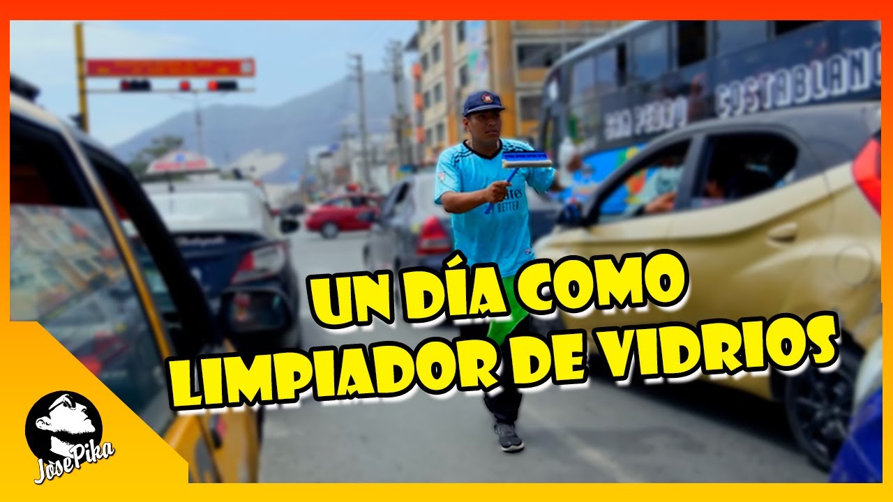 Un Dia Como Limpiador de vidrios | Experimentos social de JosePika y Coquito