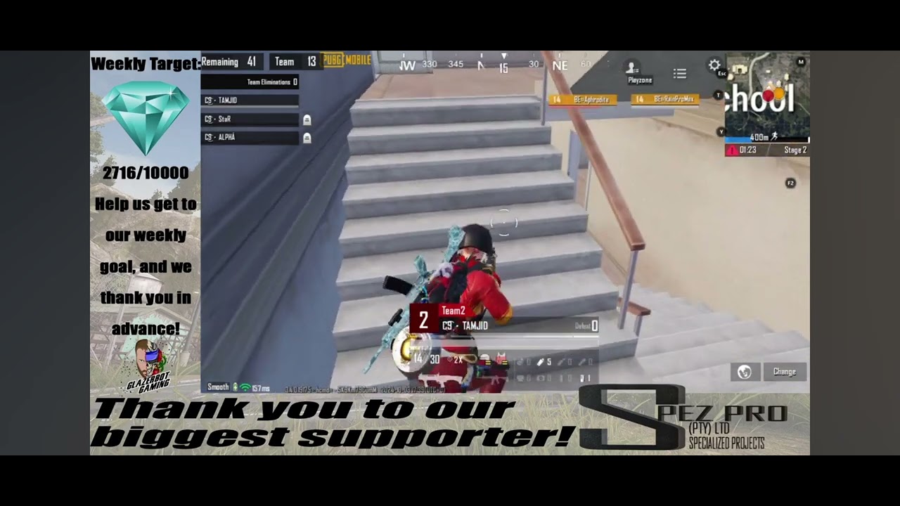 My scrim player doing a 1 v 4 In the African Pro Series