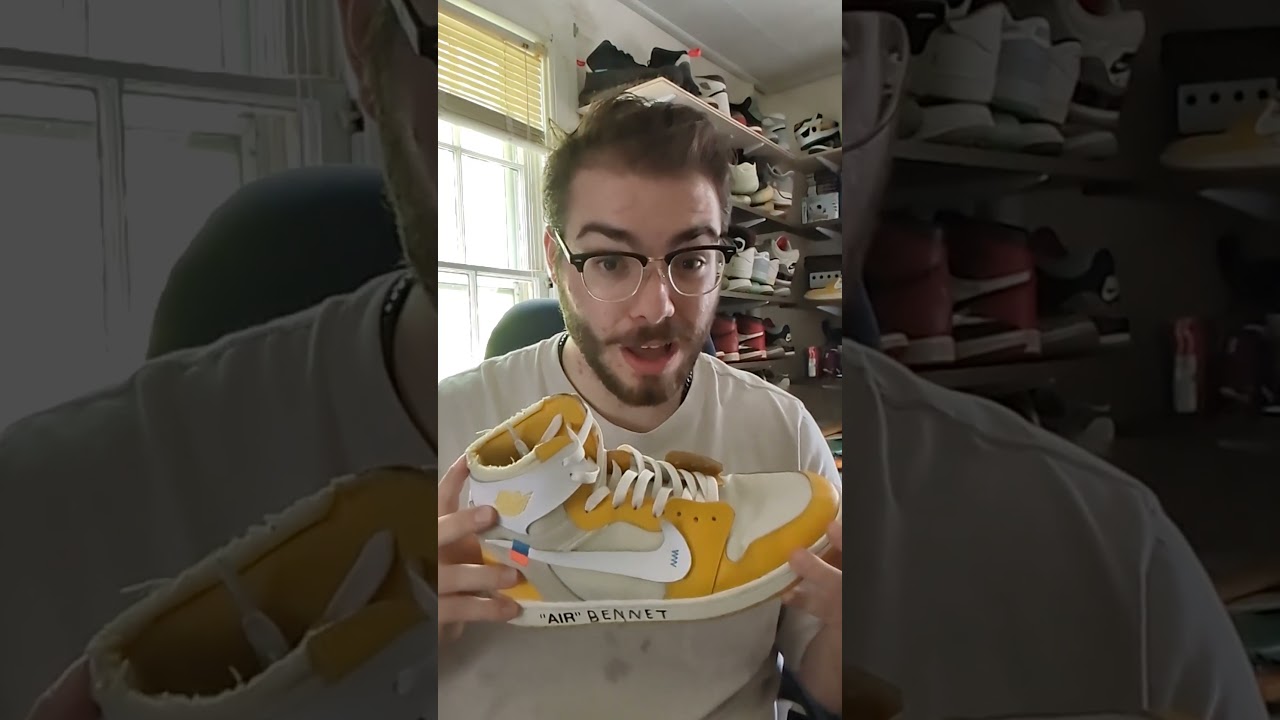 Check out the Sample Canary Off-White Air Jordan 1