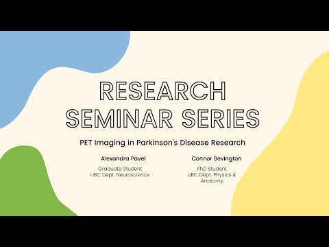 Research Seminar Series November: PET Imaging in Parkinson's Disease Research