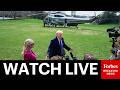 LIVE: President Trump Departs The White House En Route To Joint Base Andrews