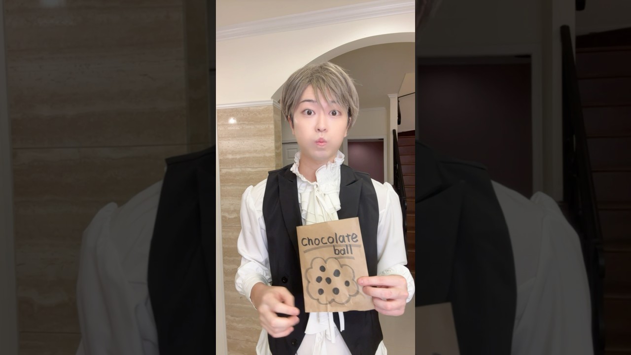 Give a gift of a snack you dropped！#asmr