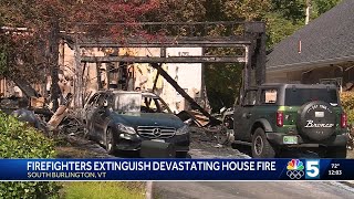 South Burlington home destroyed in overnight fire