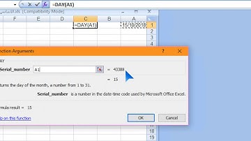 دالة تعرض اليوم DAY- EXCEL-VBA-MDR89