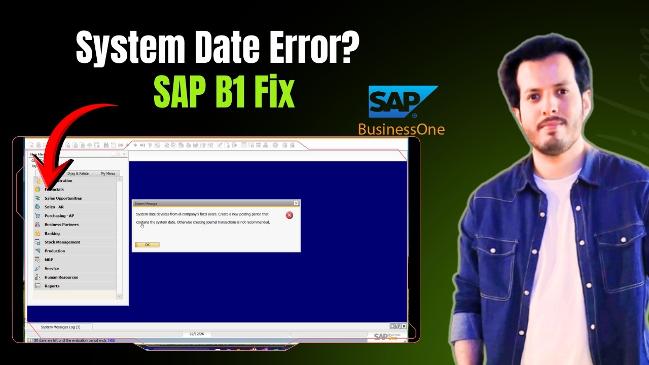 How to Fix System Date Deviates from All Company’s Fiscal Years Error ...