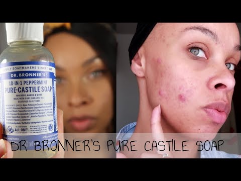 I TRIED DR BRONNER&rsquo;S PURE CASTILE SOAP FOR ONE WEEK - ACNE PRONE SKIN