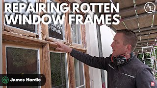 REPAIRING ROTTEN WINDOW FRAMES