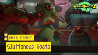 Psychonauts 2 Boss Fight 2 | Gluttonous Goats