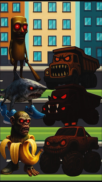 Tralalaero,Shimpanzini,Tung Sahur the zombie😱 #zombiecartoon #cartoon #zombie