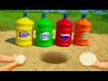 Experiment: Fanta, Sprite, Mirinda, Pepsi vs Mentos Underground