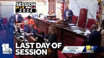 Clock ticking on final day of Maryland Legislative Session 2024