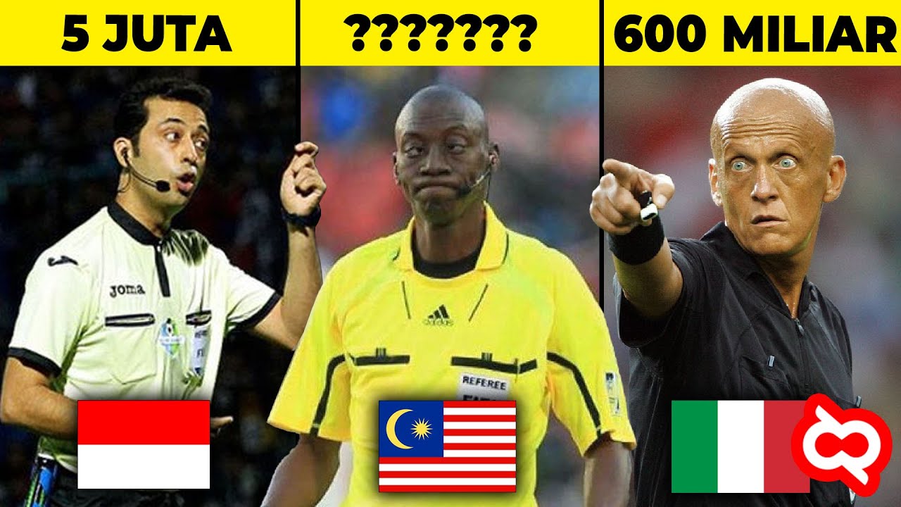 Gaji Wasit Indonesia Sangat Rendah? Perbandingan Gaji Wasit Sepakbola