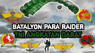 BATALYON PARA RAIDER SELURUH INDONESIA | INDONEISAN AIRBORNE BATTALION