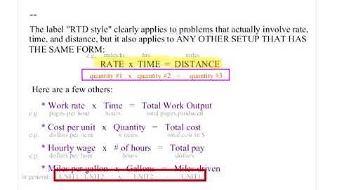 11   Thursdays With Ron   April 29 2010   RateTimeDistance and Digits