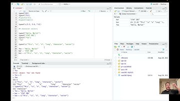 STAT 385 // fa25 // Atomic Vectors: Type and Length