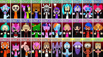 Incredibox Sprunki ALL Wenda Treatment BONUS Characters