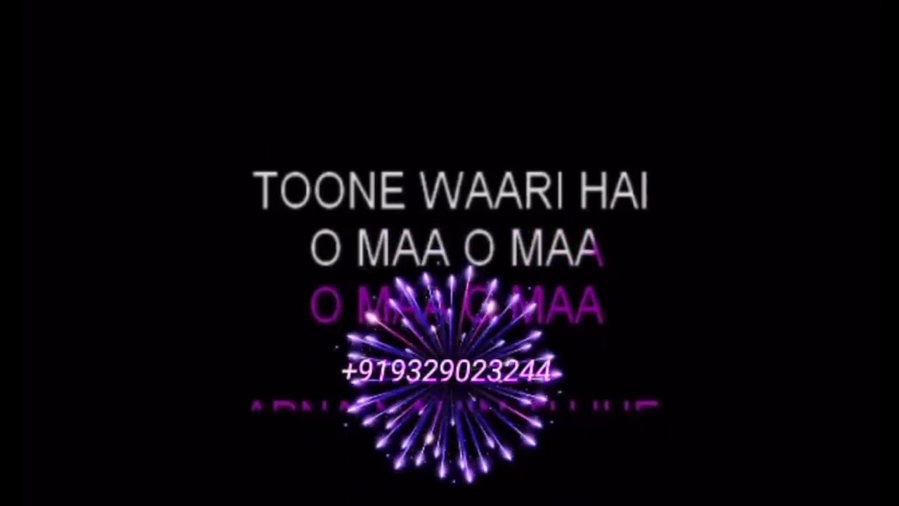 Tu kitni achi hai o maa Karaoke neha kakkar version