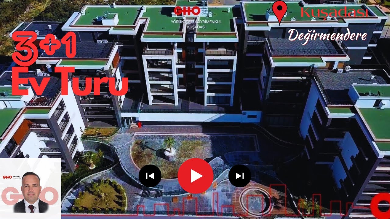 KUŞADASI DEĞİRMENDERE ' DE SATILIK 3+1 ARAKAT DAİRE