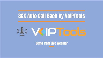 Auto Call Back for 3CX phone systems by VoIPTools