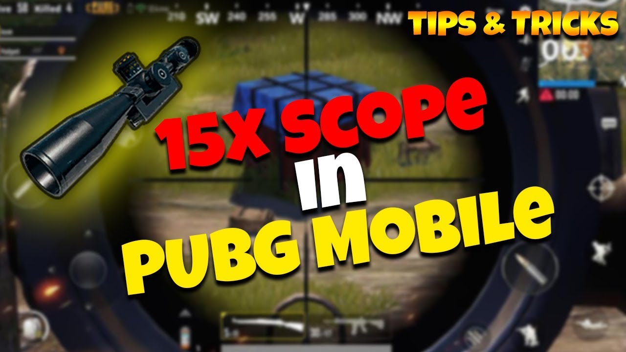 How To Get 15x Scope In Pubg 15X Scope In PUBG Mobile | Tricks & Tips | PLAYDEAD LIVE - YouTube