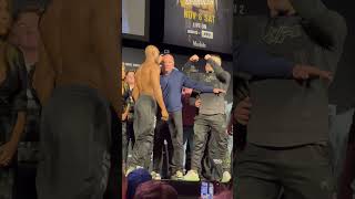 Halle Berry at the Kamaru Usman vs. Colby Covington weigh ins! #shorts