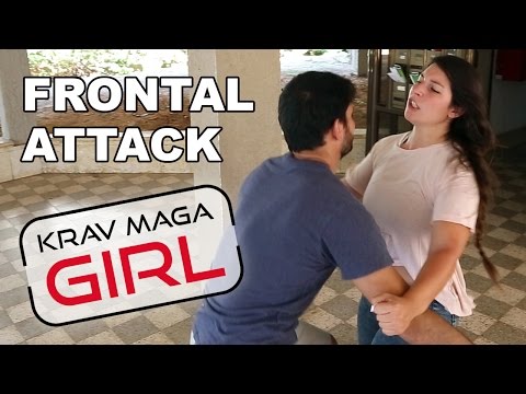 Krav Maga Girl | How to Defend Yourself from a Frontal Attack