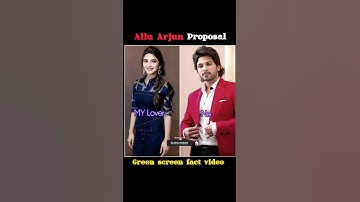 Bollywood Actress propose Allu Arjun#sreeleela​ #actress​#Allu​ Arjun#love​ #propose_status​#shorts​