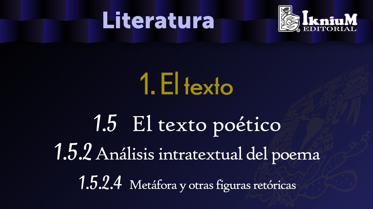 Tema 1.5.3. Análisis contextual. Literatura. Licenciatura.