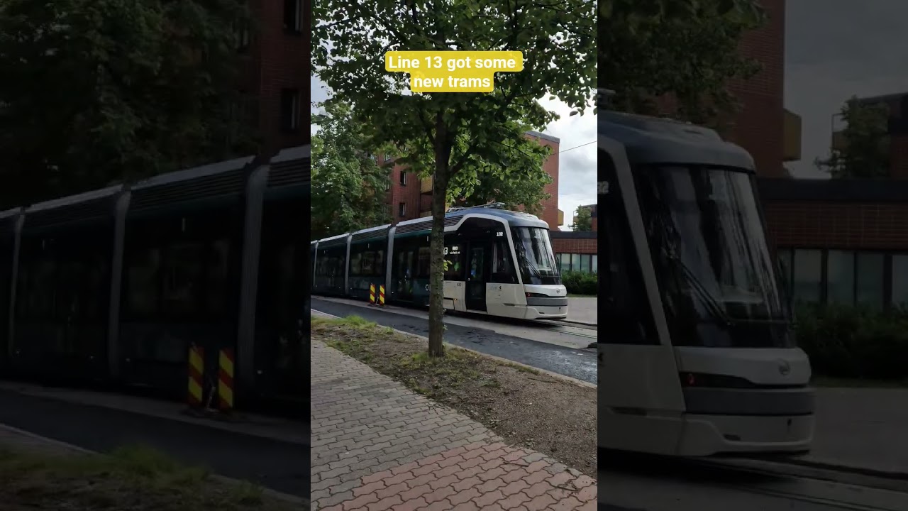 Helsinki line 13 has new trams 