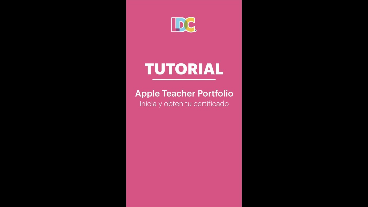 Tutorial Inicia tu Apple Teacher Portfolio YouTube