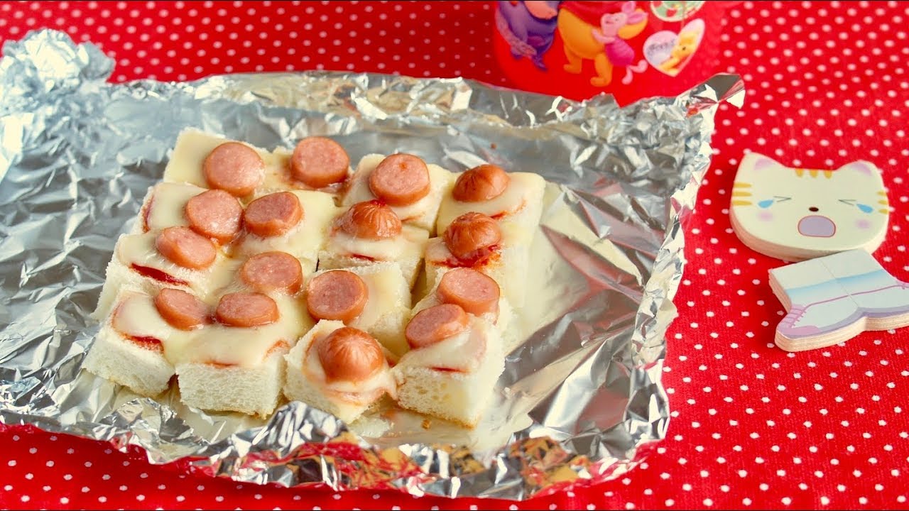 Quick Toddler Breakfast Toast Idea (Kind of Hot Dog Recipe) | OCHIKERON | Create Eat Happy :) | ochikeron