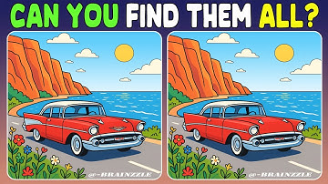 Spot The 3 Differences: Challenge For Sharp Eyes! Increase Brain Activity