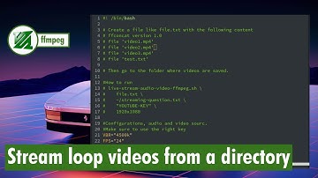 ffmpeg - Stream videos from a directory