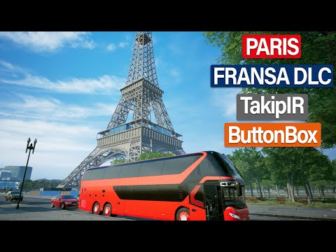Fernbus Simulator - Paris Fransa DLC, TakipIR, Button Box