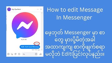 Bericht bewerken op Facebook Messenger - Nieuwe functies