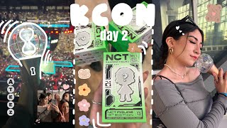 kcon la 2023 vlog // day 2 ☁️🧸🌱 + concert!!