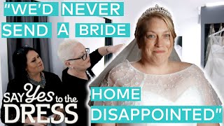 Bride Falls In Love With A Dress WAY Out Of Her Budget | Curvy Brides Boutique