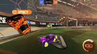 I'm playing so slow | Ranked Doubles Rocket League