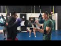 Combo Drills with my Coach